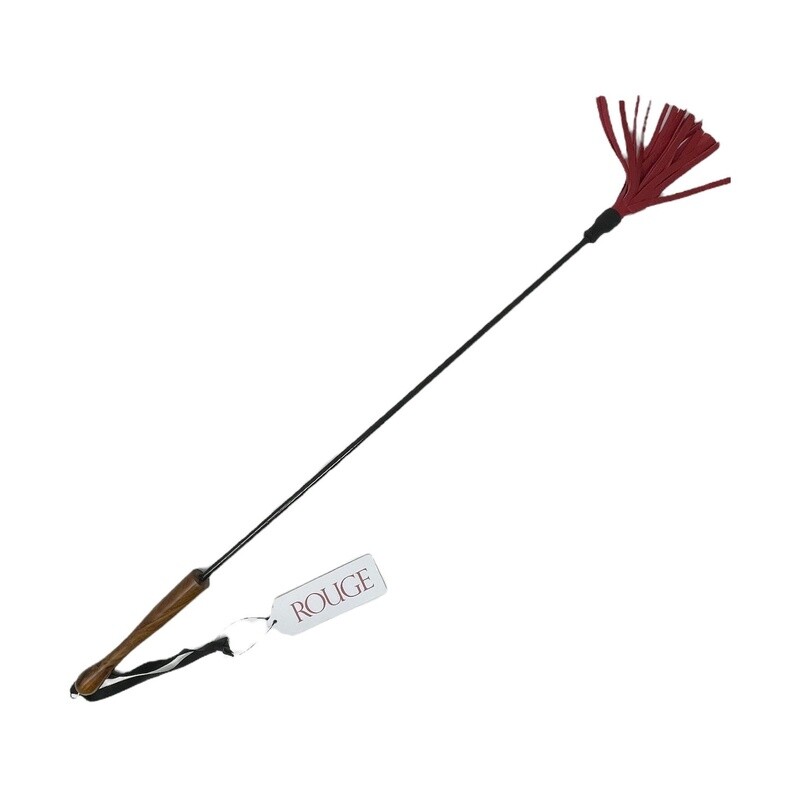 Wooden Handle Leather Riding Crop