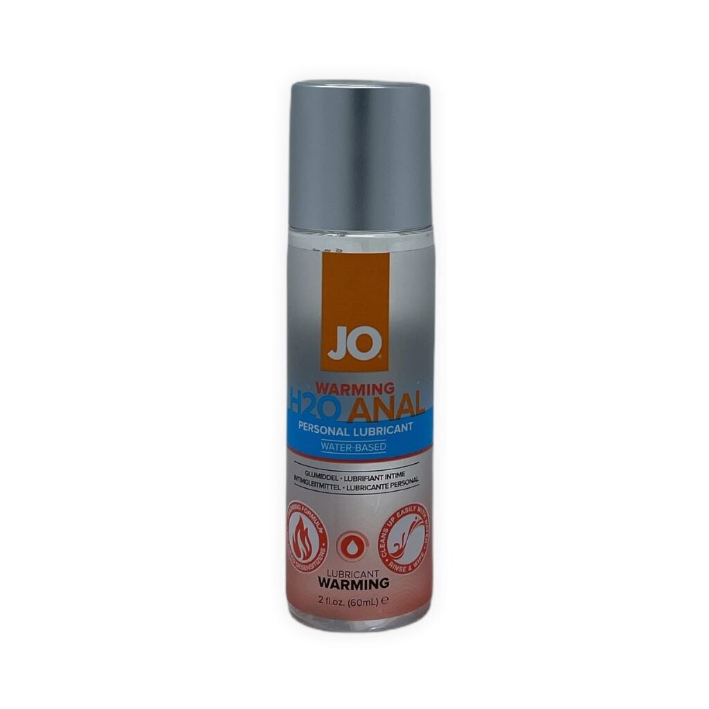 Jo H2O Anal Warming Water-Based Lubricant, Size: 2 oz