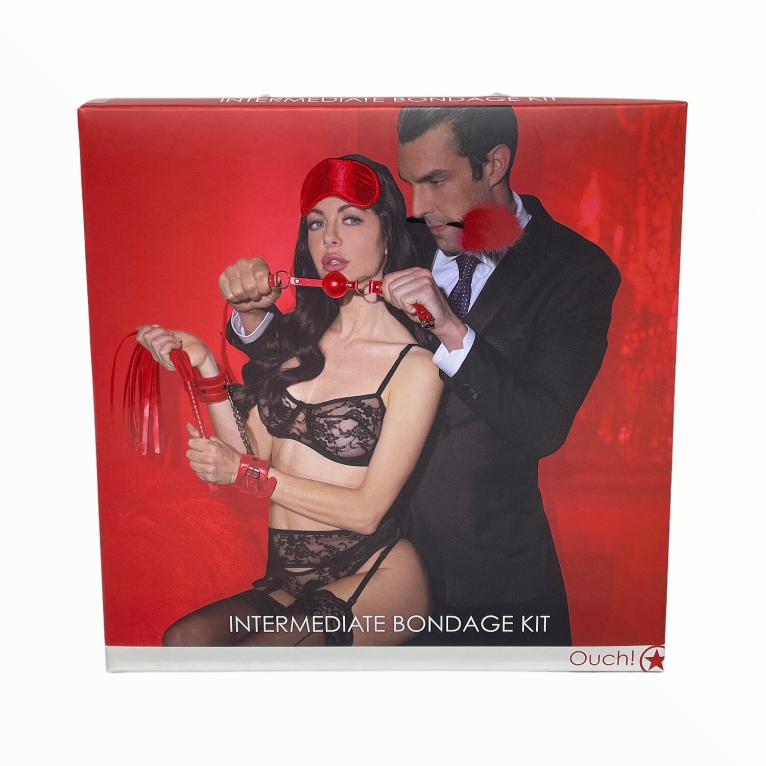 Ouch! - Intermediate Bondage Kit - Red