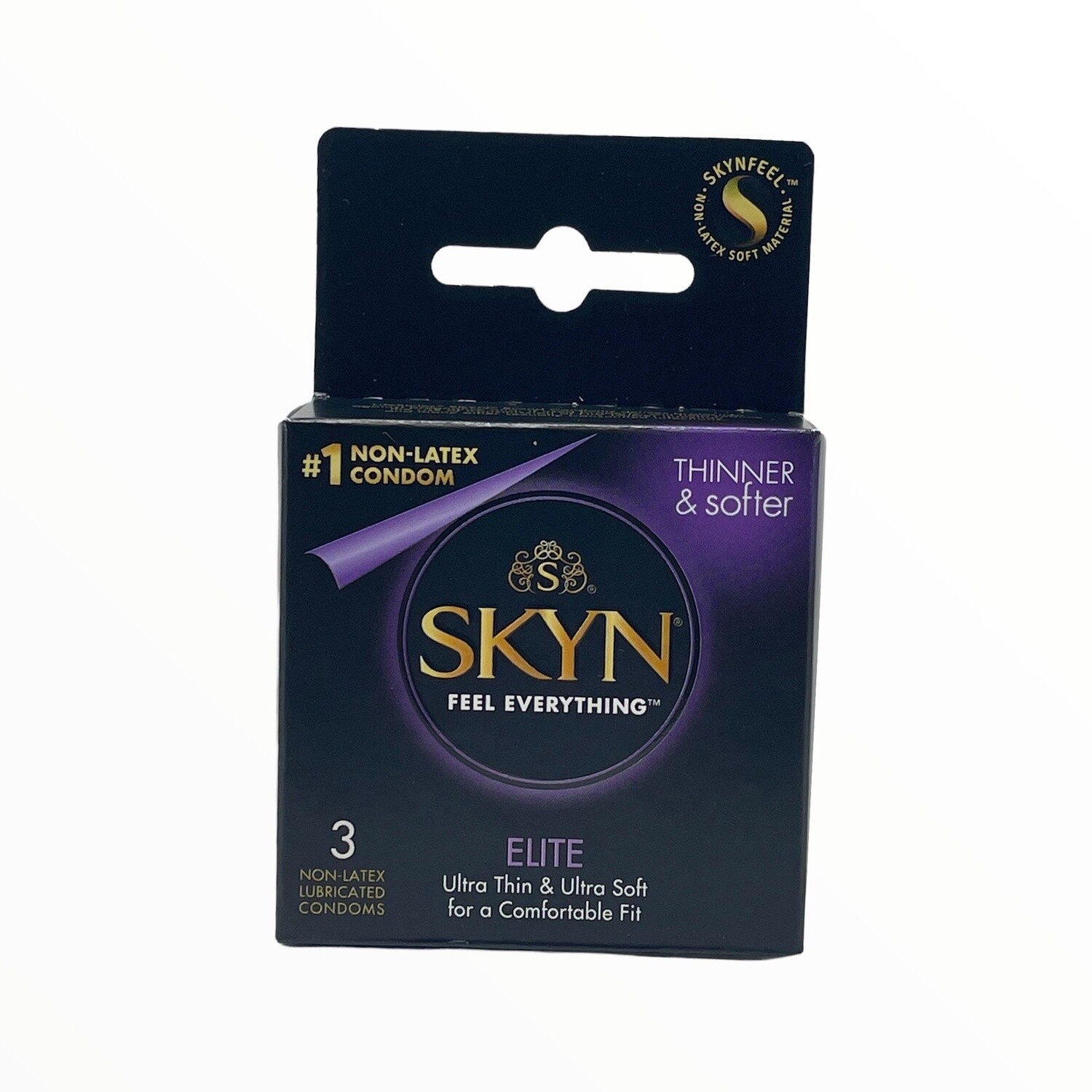 Skyn Elite Non-Latex Condoms, Style: 3 Pack