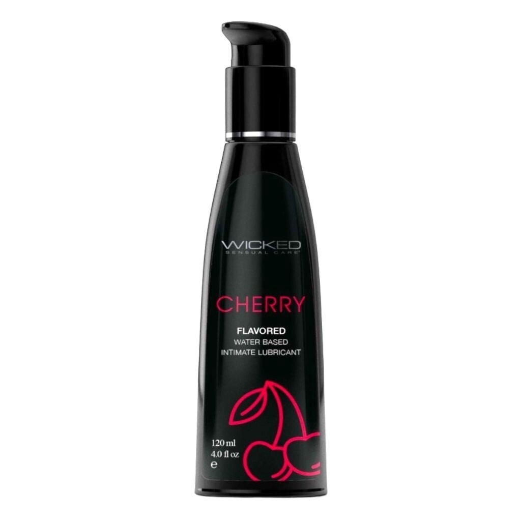 Wicked Aqua Cherry Flavored Lubricant, Size: 4 oz