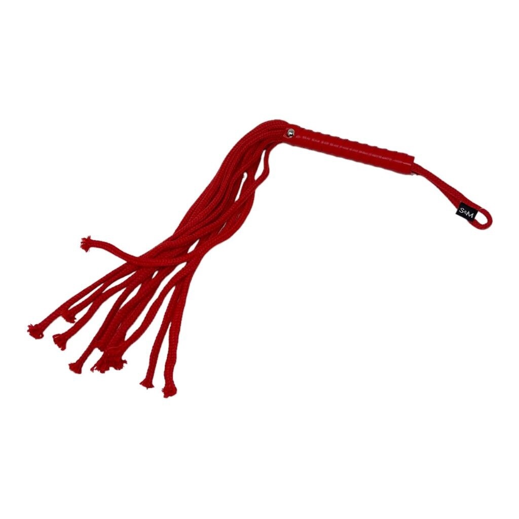 S&amp;M Red Rope Flogger