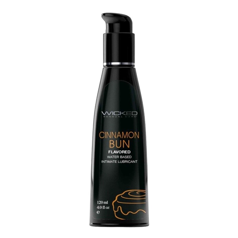 Wicked Aqua Cinnamon Bun Flavored Lubricant 4 Oz
