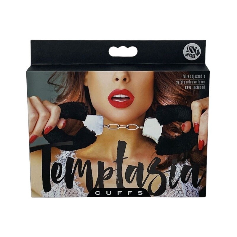 Temptasia Faux Fur Locking Cuffs
