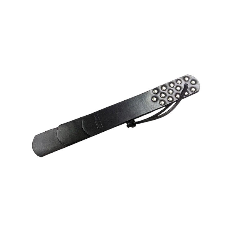 Three Strap Leather Paddle