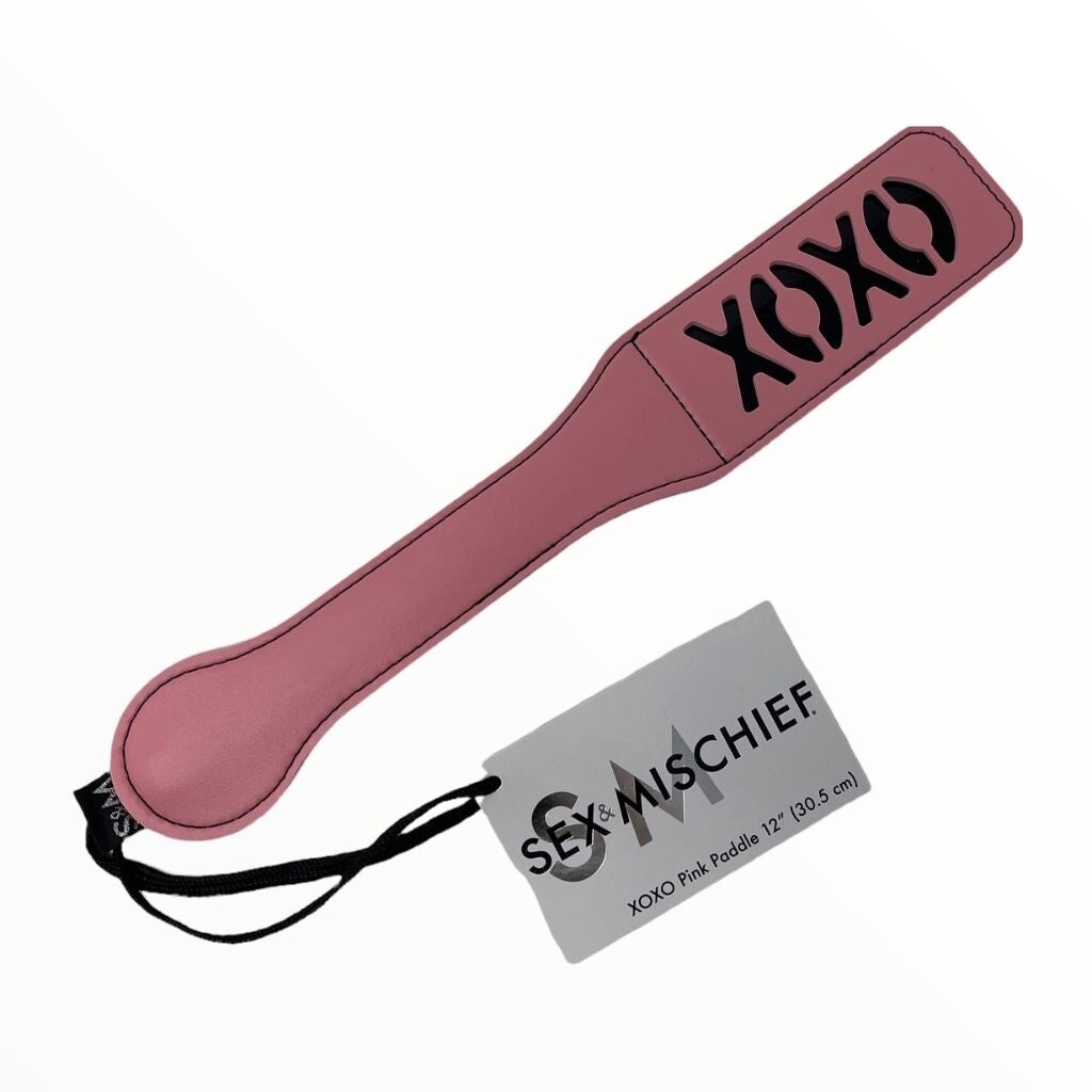 S&amp;M XOXO Paddle, Color: Pink