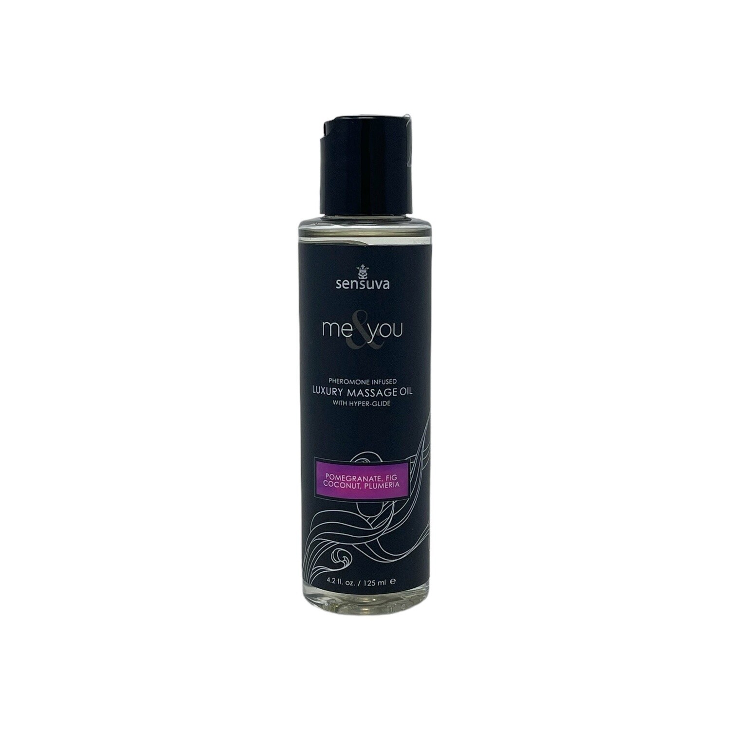 Me &amp; You Pheromone Massage Oil Pomegranate, Fig, Coconut &amp; Plumeria