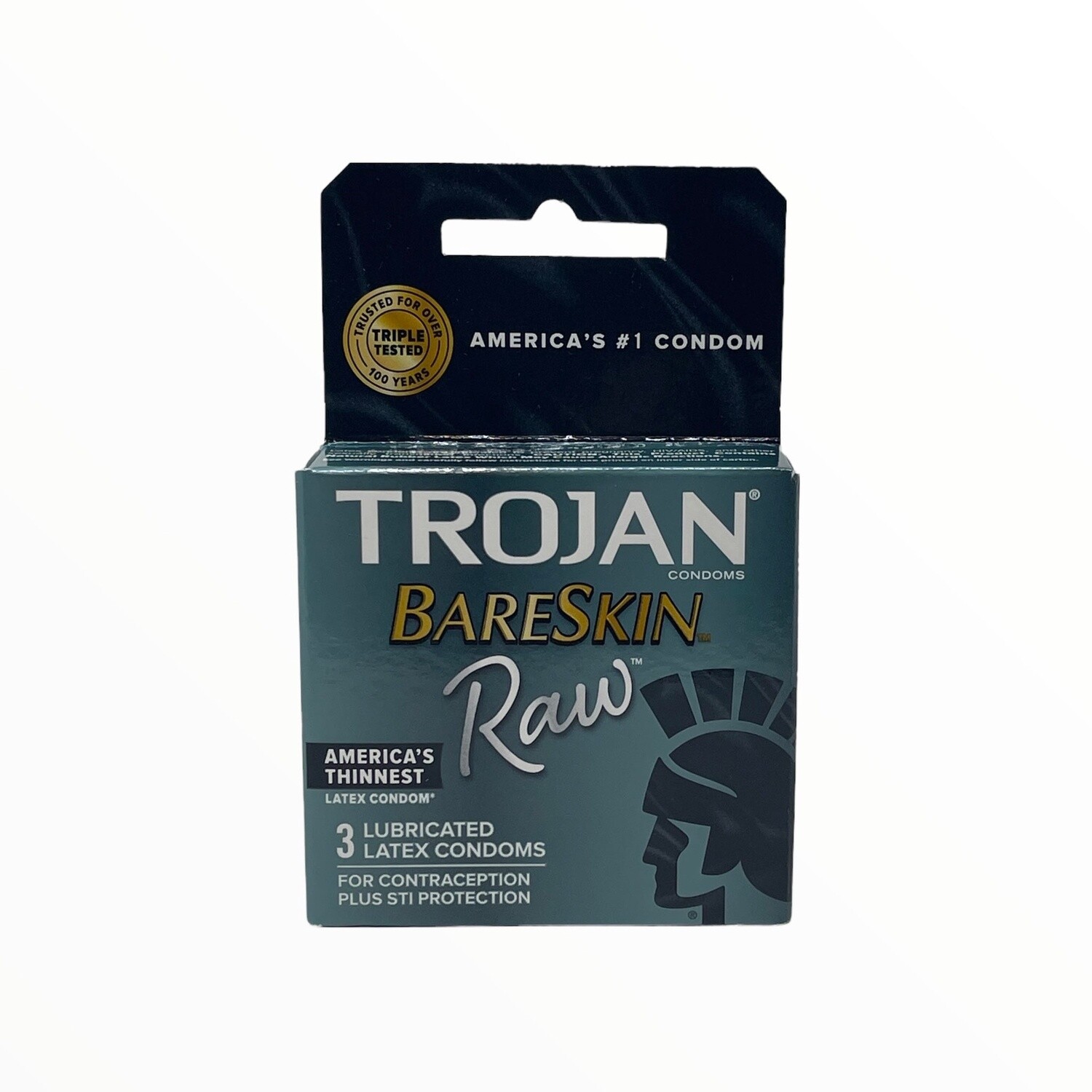 Trojan BareSkin Raw Condoms, Style: 3 Pack
