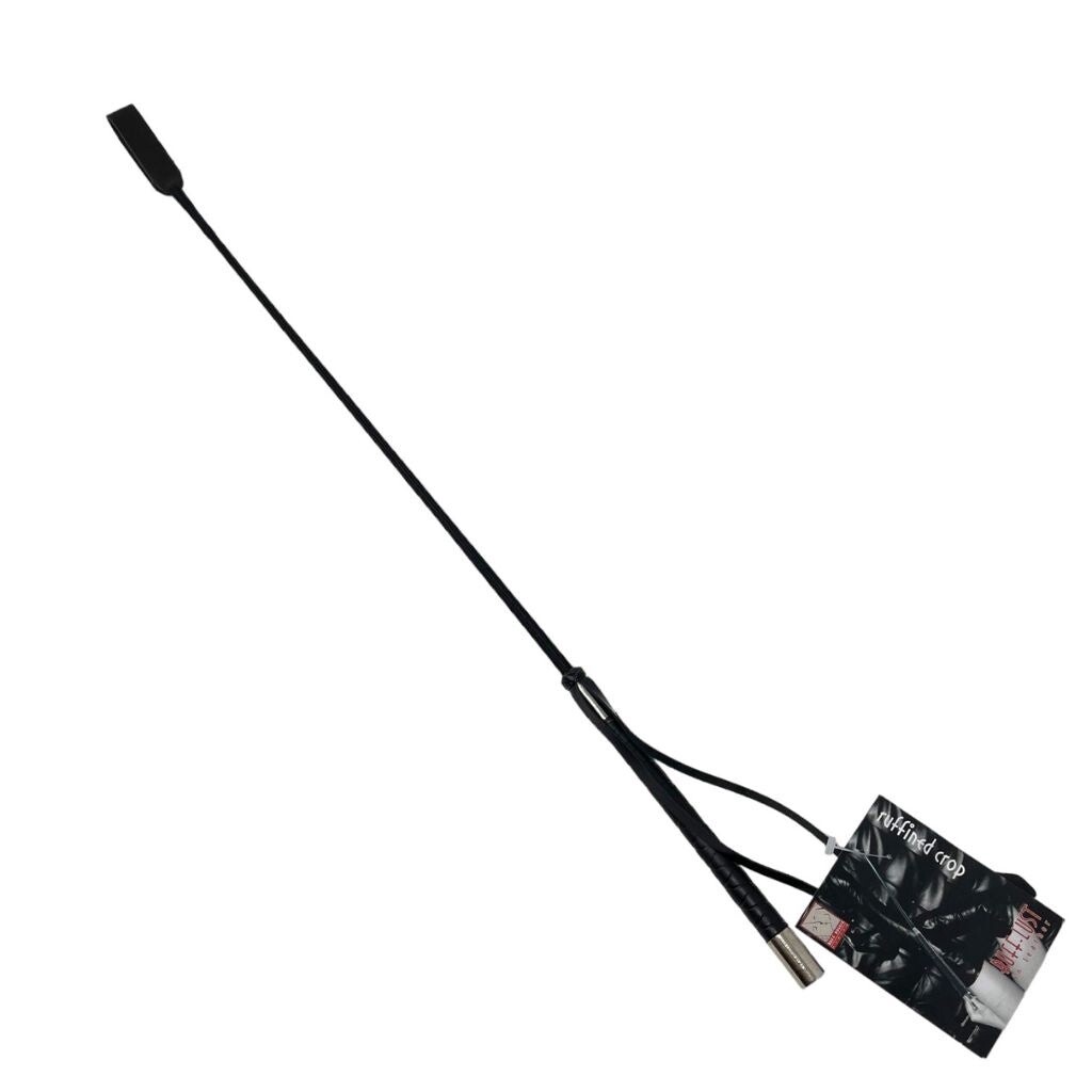 Black Leather Riding Crop