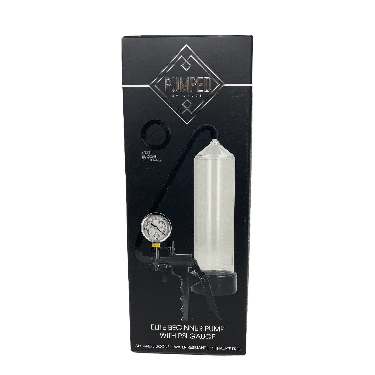 Pumped Elite Beginner Pump With PSI Gauge