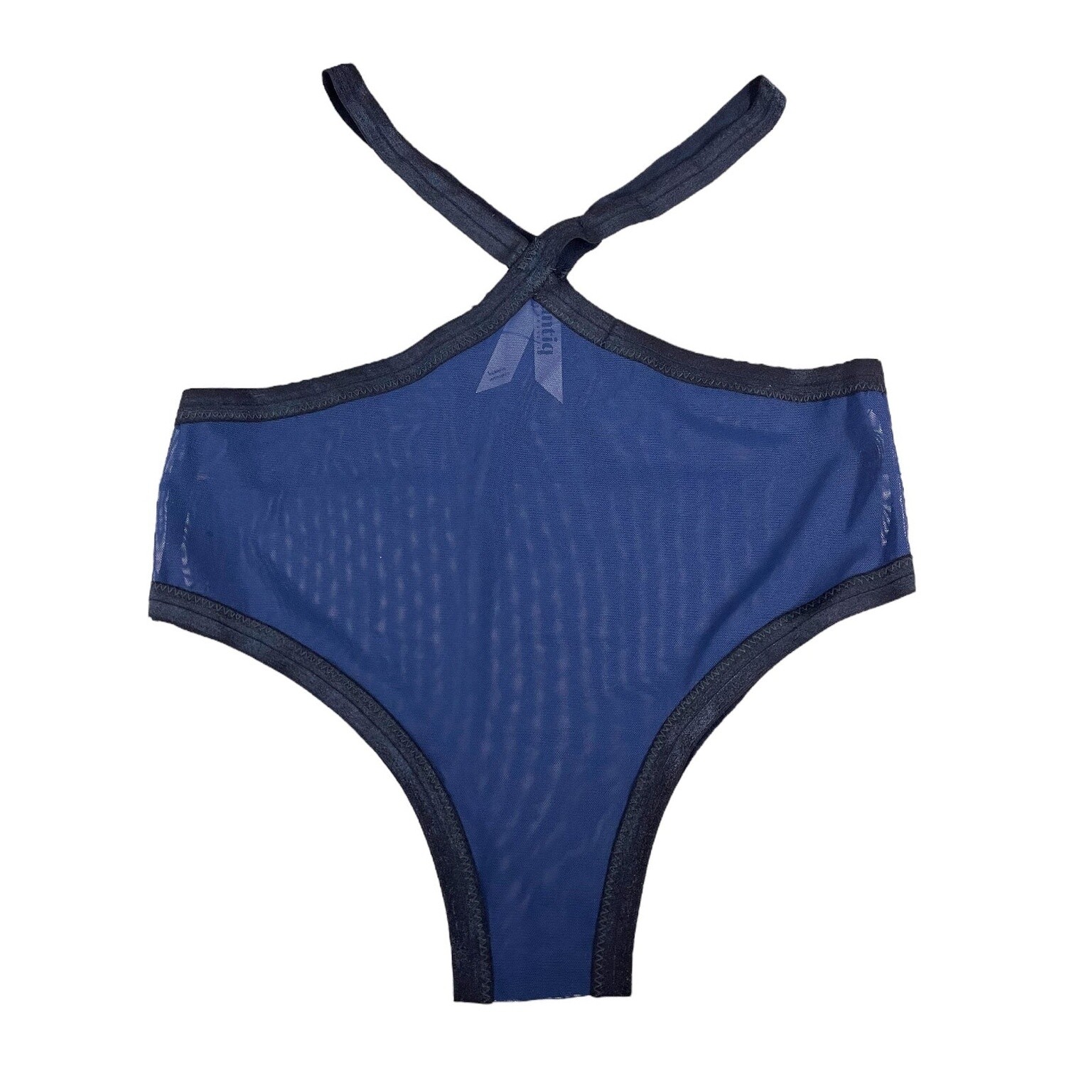 Genderfluid High Waisted Briefs - Blue, Size: S