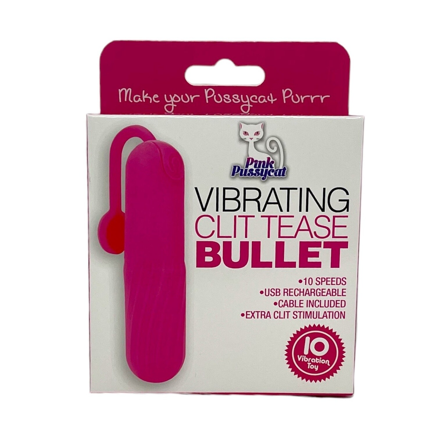 Pink Pussycat Clit Tease Bullet