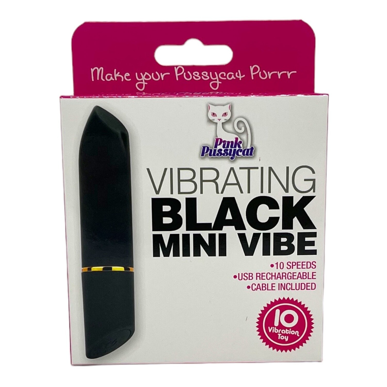 Pink Pussycat Black Mini Vibe