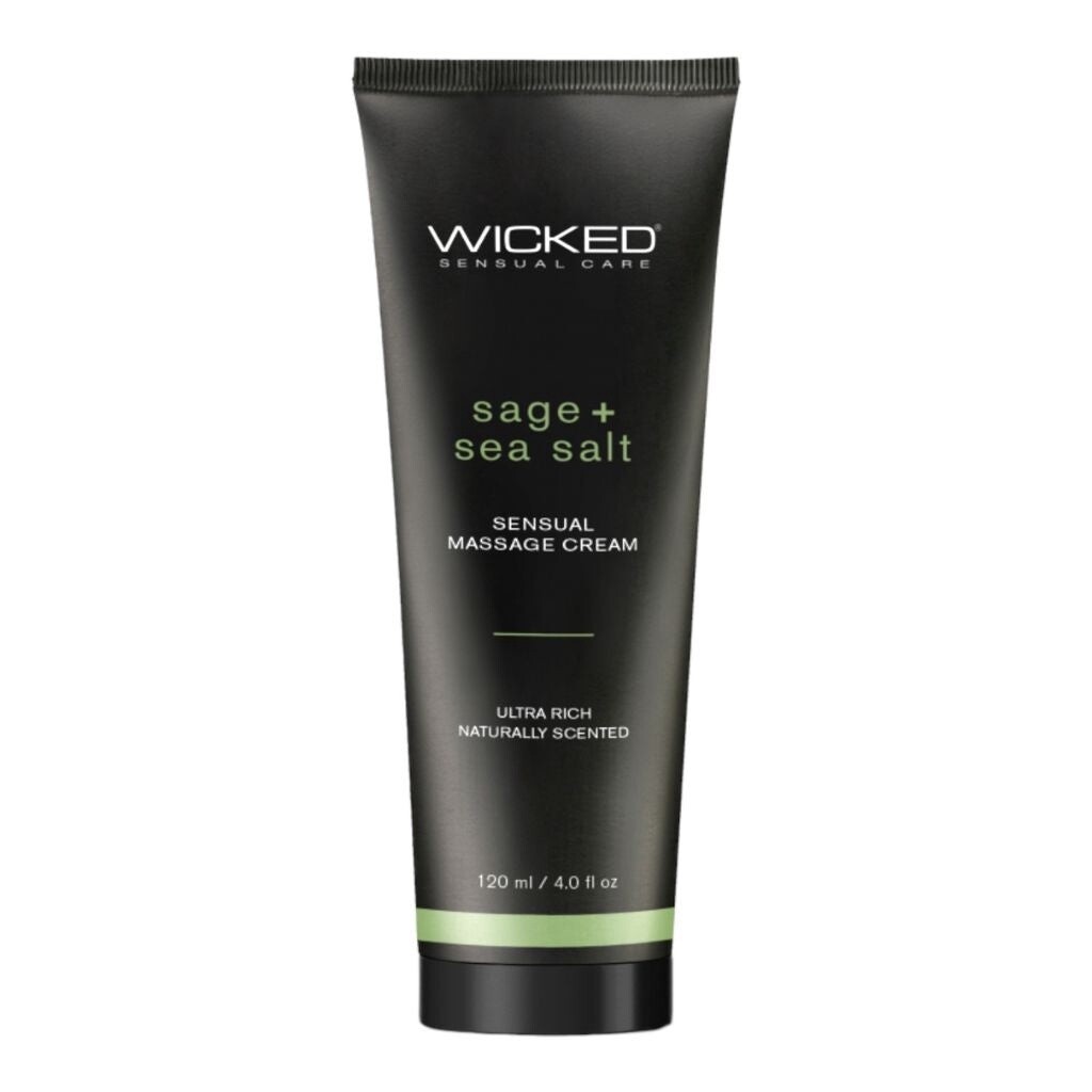 Wicked Vegan Massage Cream - Sage and Sea Salt