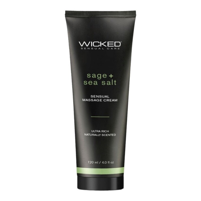 Wicked Vegan Massage Cream - Sage and Sea Salt
