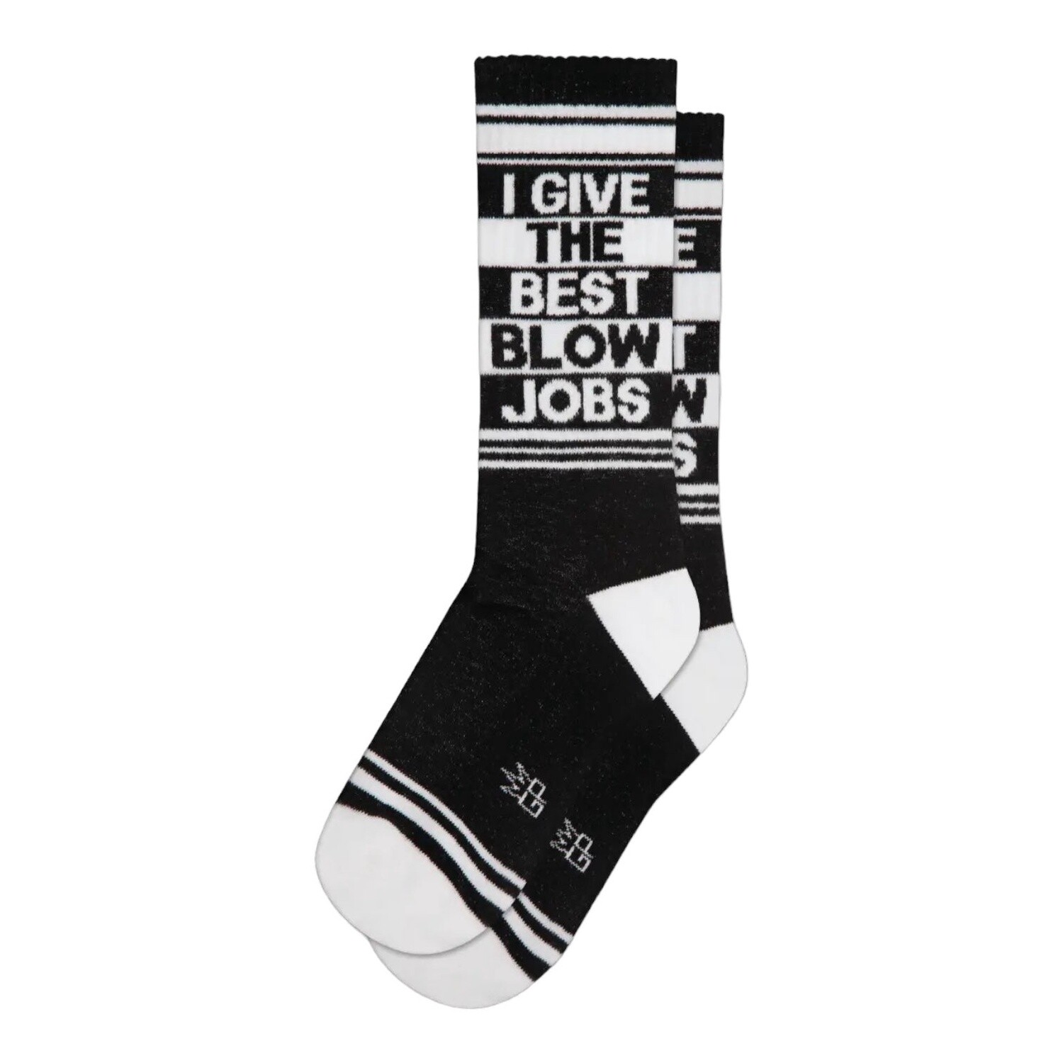 I Give The Best Blow Jobs Gym Crew Socks