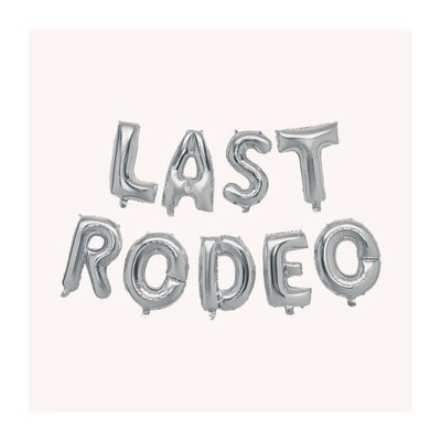 Last Rodeo Party Balloon