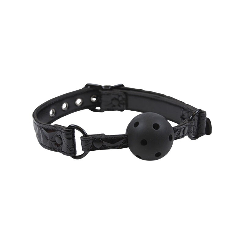 Sinful Breathable Ball Gag, Color: Black