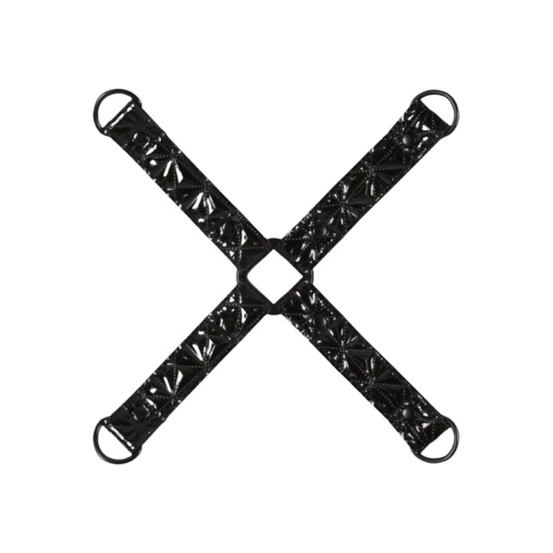 Sinful Hogtie Restraint, Color: Black