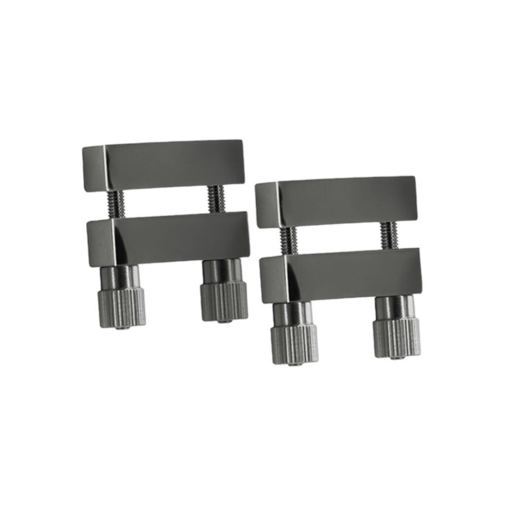 Bound V1 Bar Nipple Clamps, Color: Gunmetal Grey