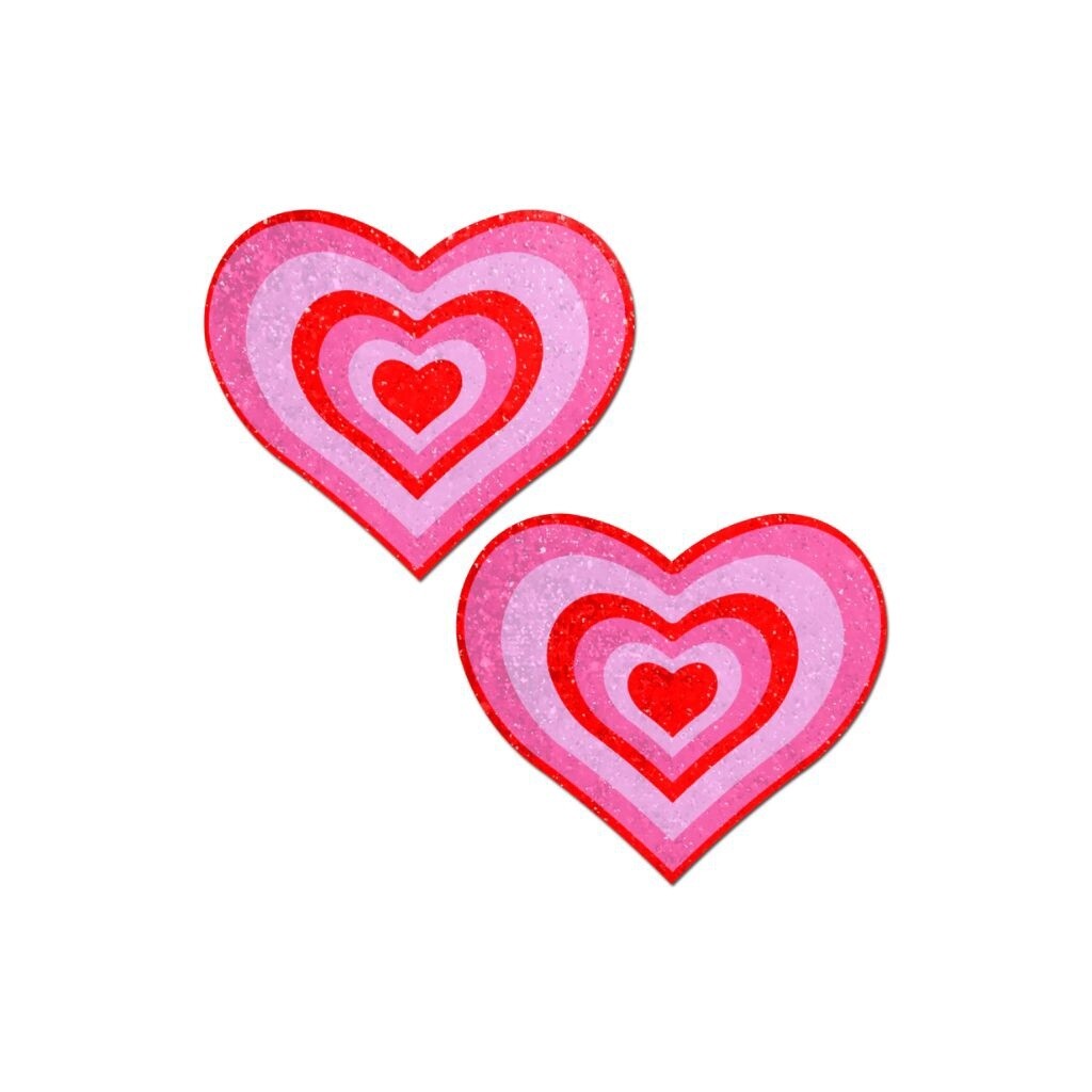 Glitter Velvet Heart Pasties