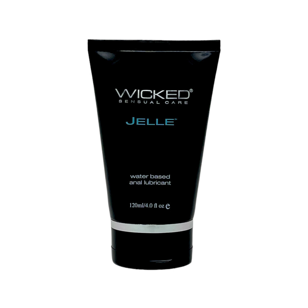 Wicked Jelle Water Based Anal Lubricant, Size: 4 oz