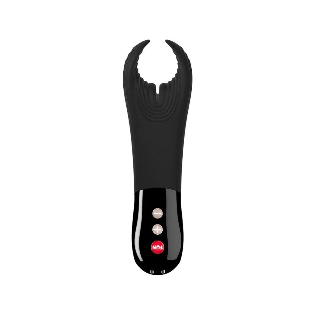 Manta Vibrating Stroker, Color: Black