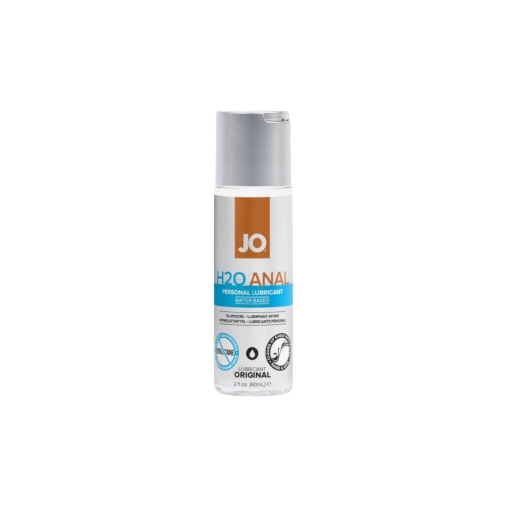 Jo H2O Anal Water-Based Lubricant, Size: 2 oz