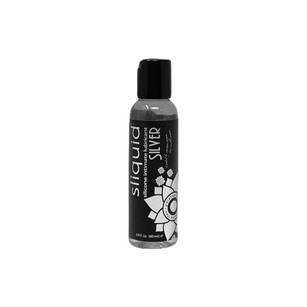 Sliquid Silver Premium Silicone Lubricant, Size: 2oz.