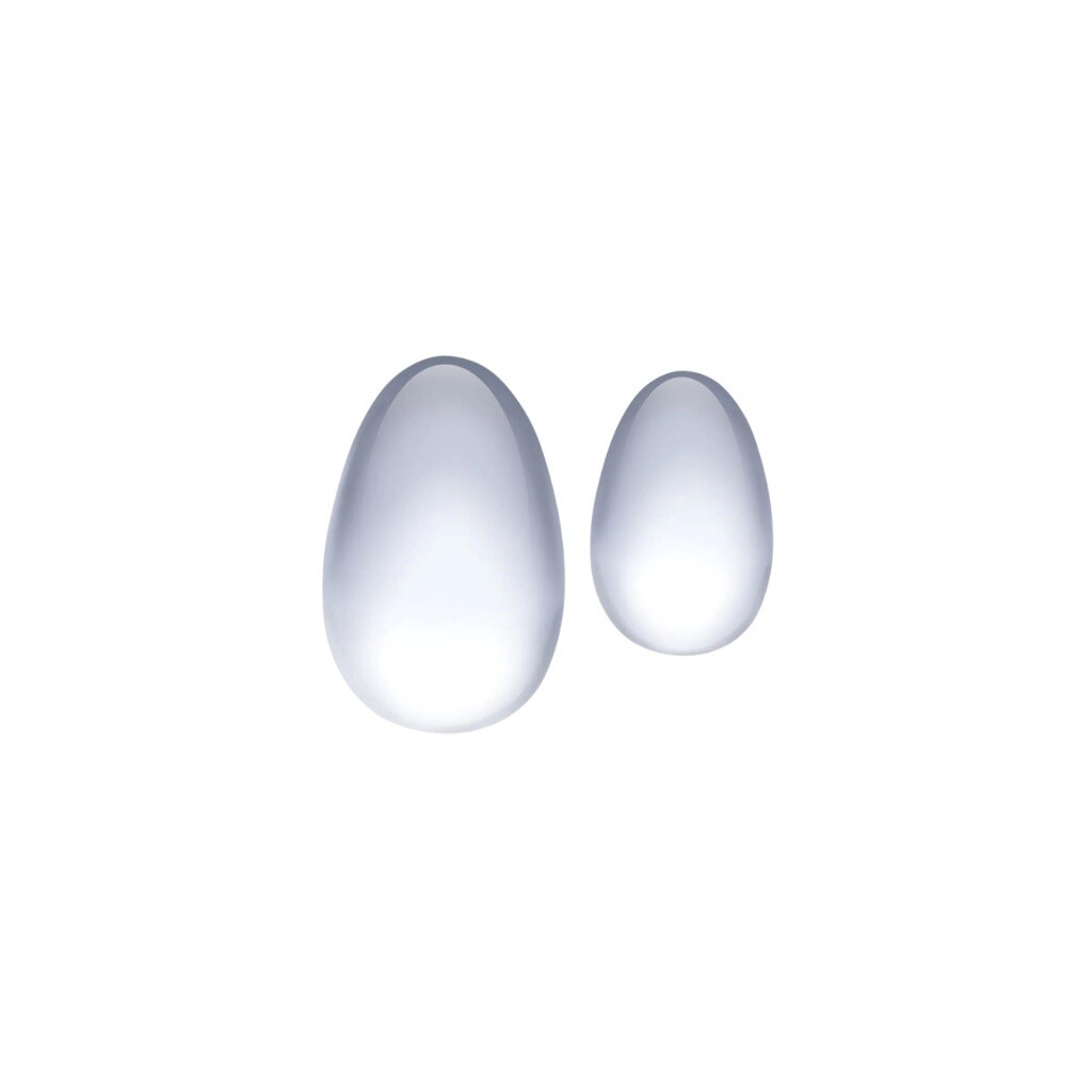 Glas Yoni Eggs 2 Piece Set