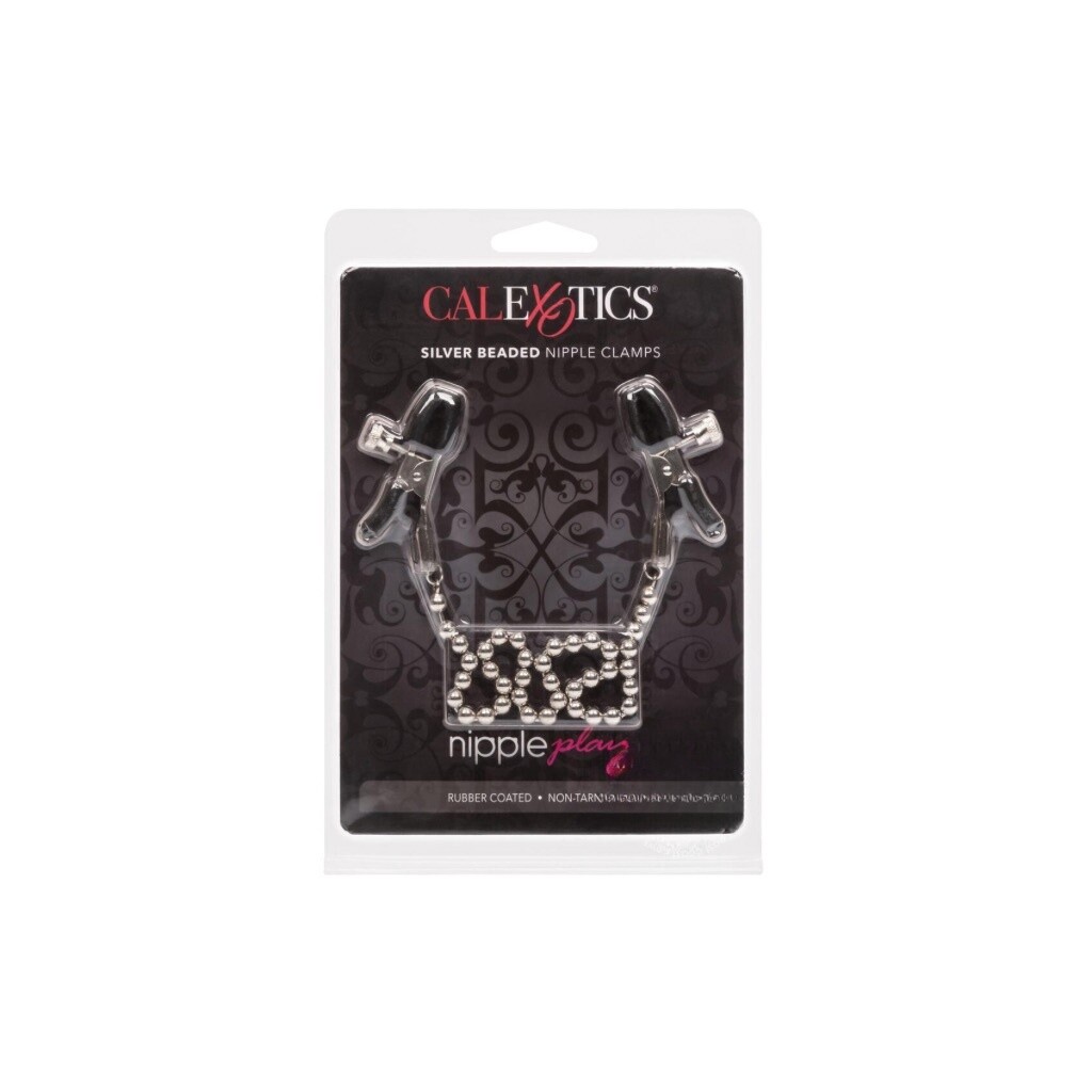 Nipple Play Silver Beaded Nipple Clamps