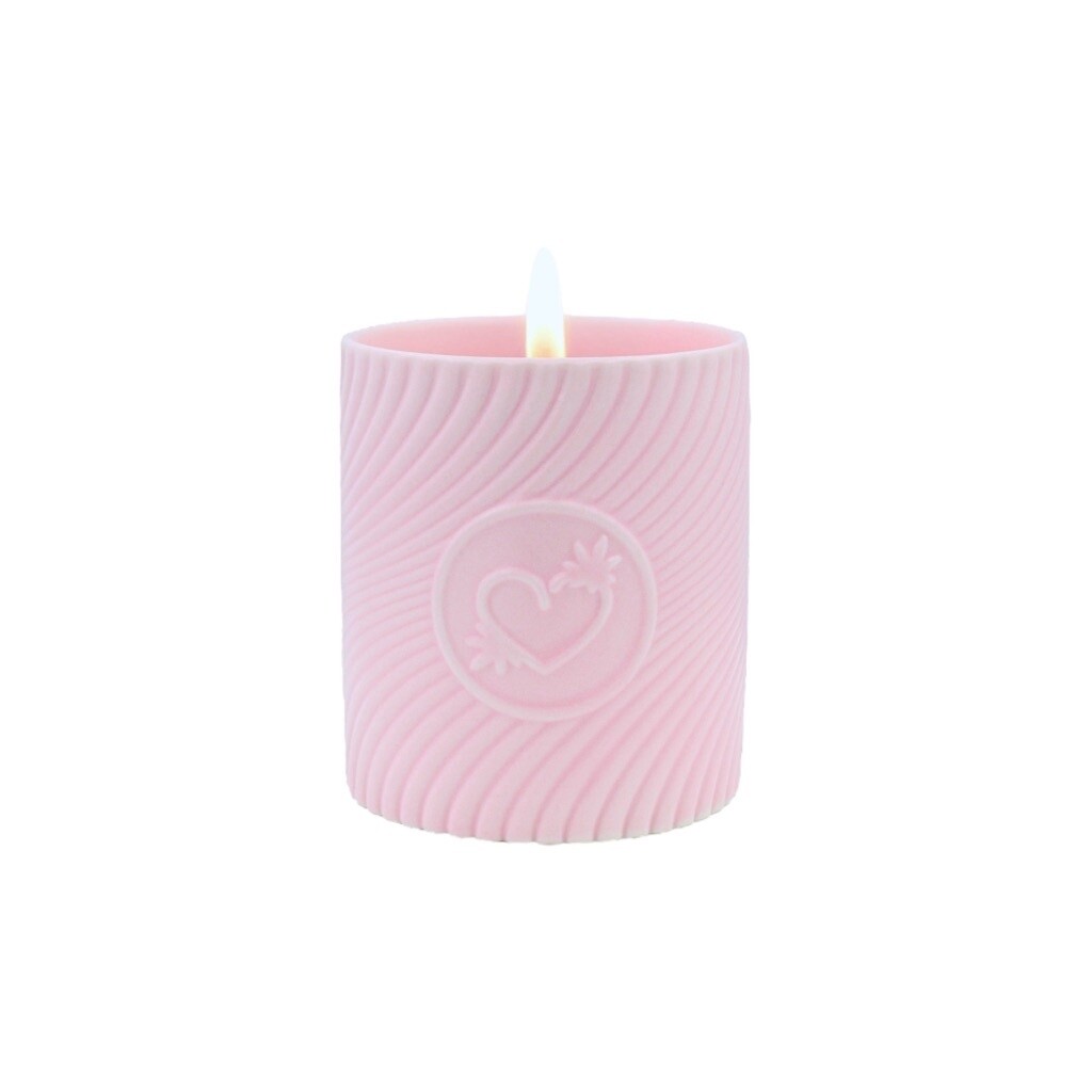 Massage Oil Candle -Strawberry &amp; Champagne