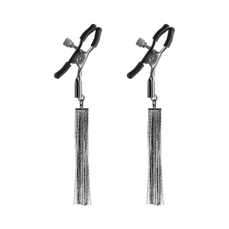 Bound D2 Chain Tassel Nipple Clamps