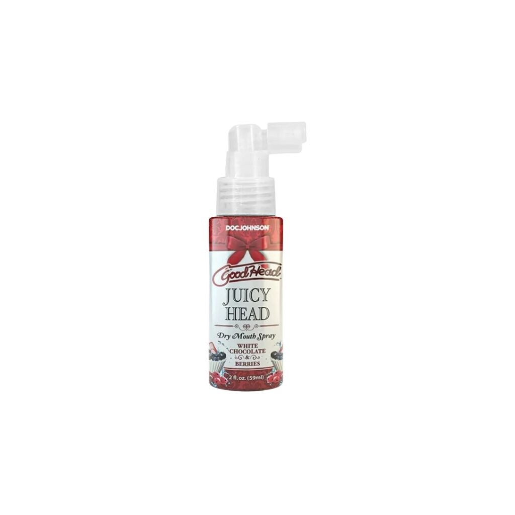 Juicy Head Dry Mouth Spray, Flavor: White Chocolate &amp; Berries