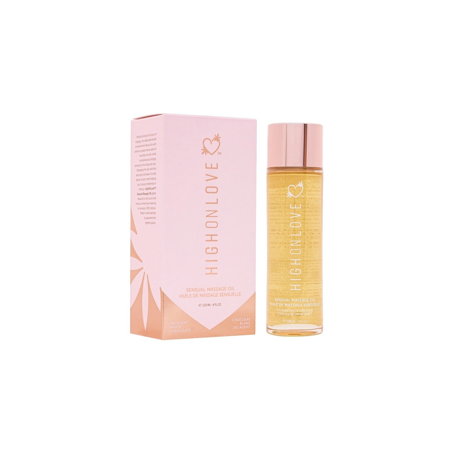 HighOnLove Massage Oil, Scent: Tropical Sunset