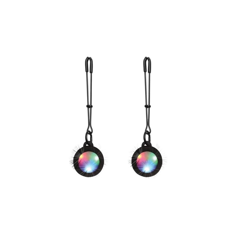 Charmed Light Up Tweezer Nipple Clamps