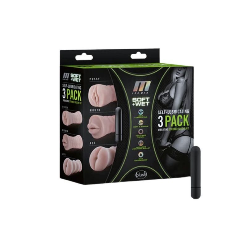 M For Men Self Lubricating- 3 Pack