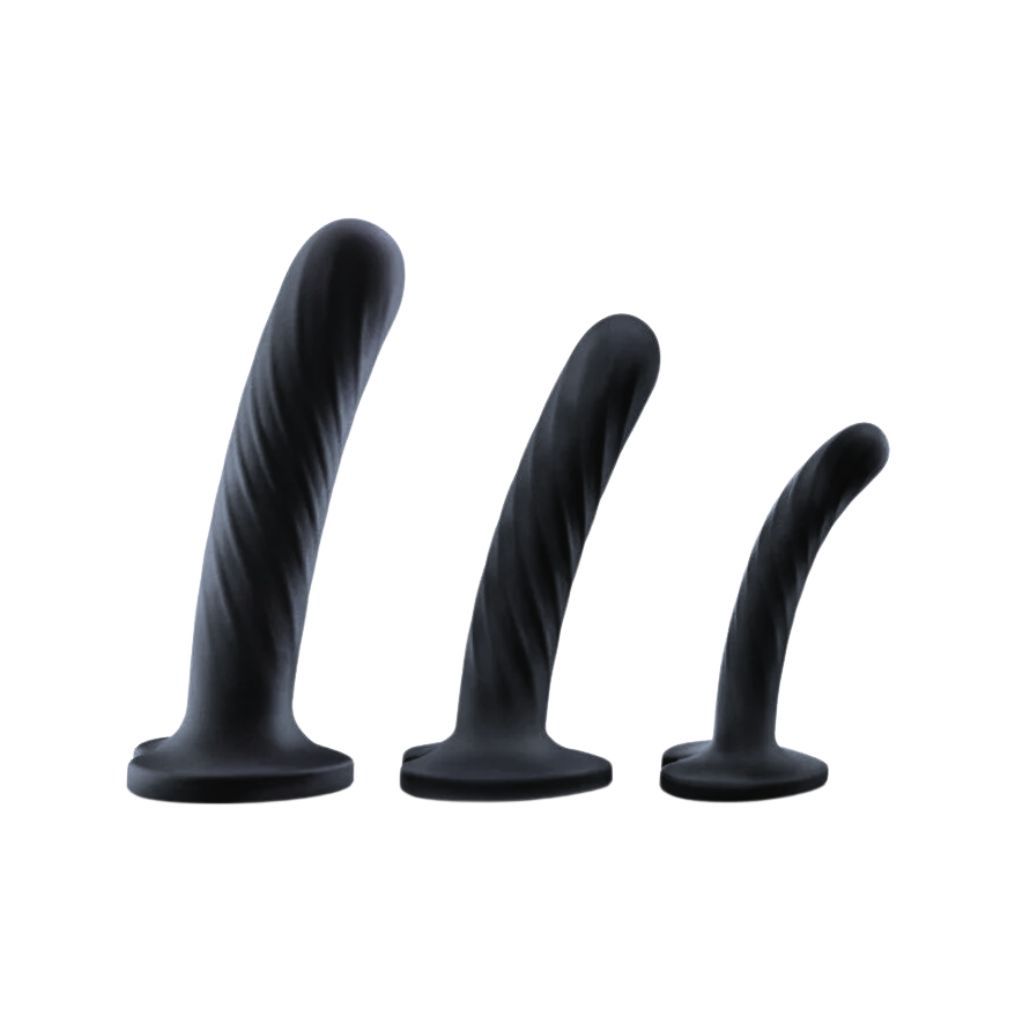 Temptasia Twist Silicone Dildo Set Of 3