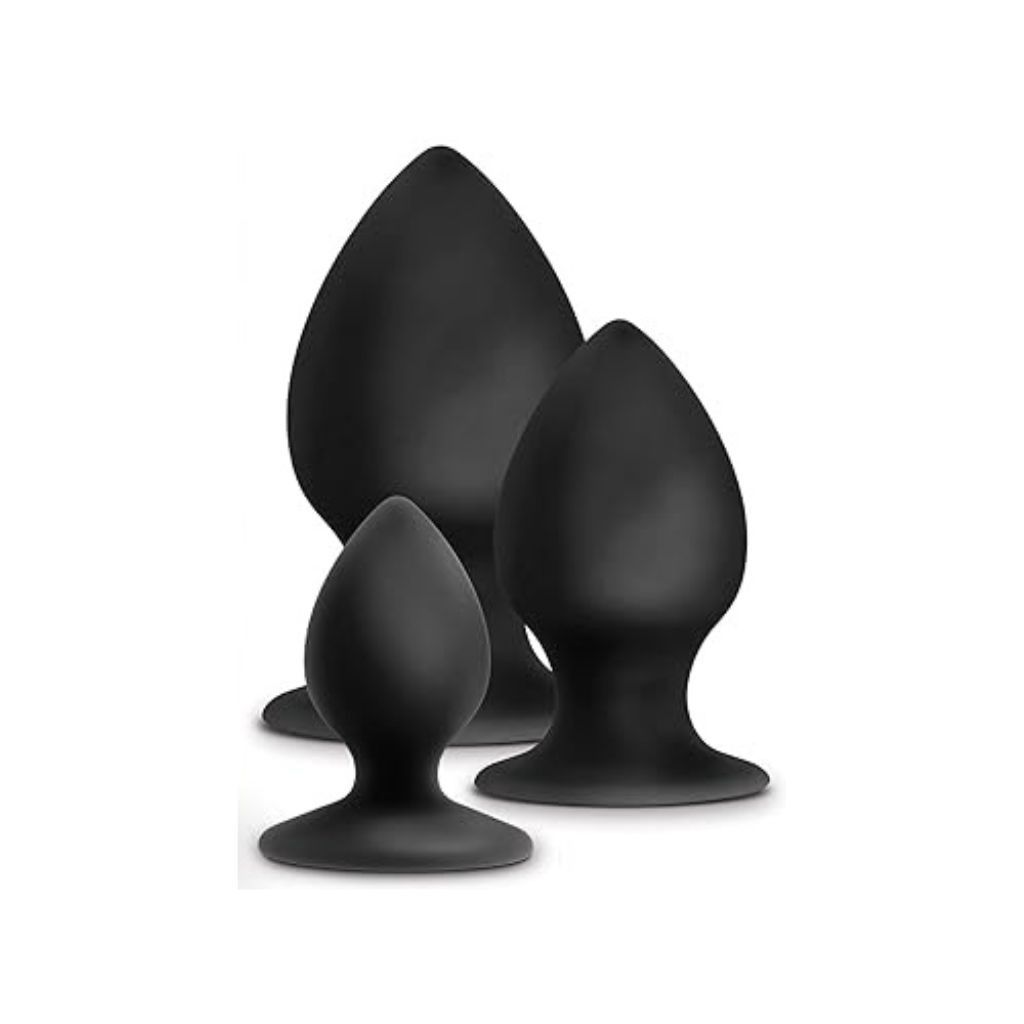 Anal Adventures Platinum Silicone Beginner Plug Kit