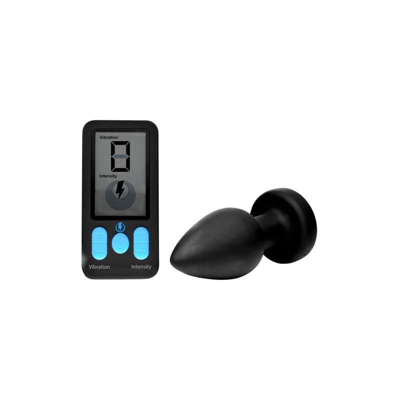 E-stim Vibrating R-C Anal Plug