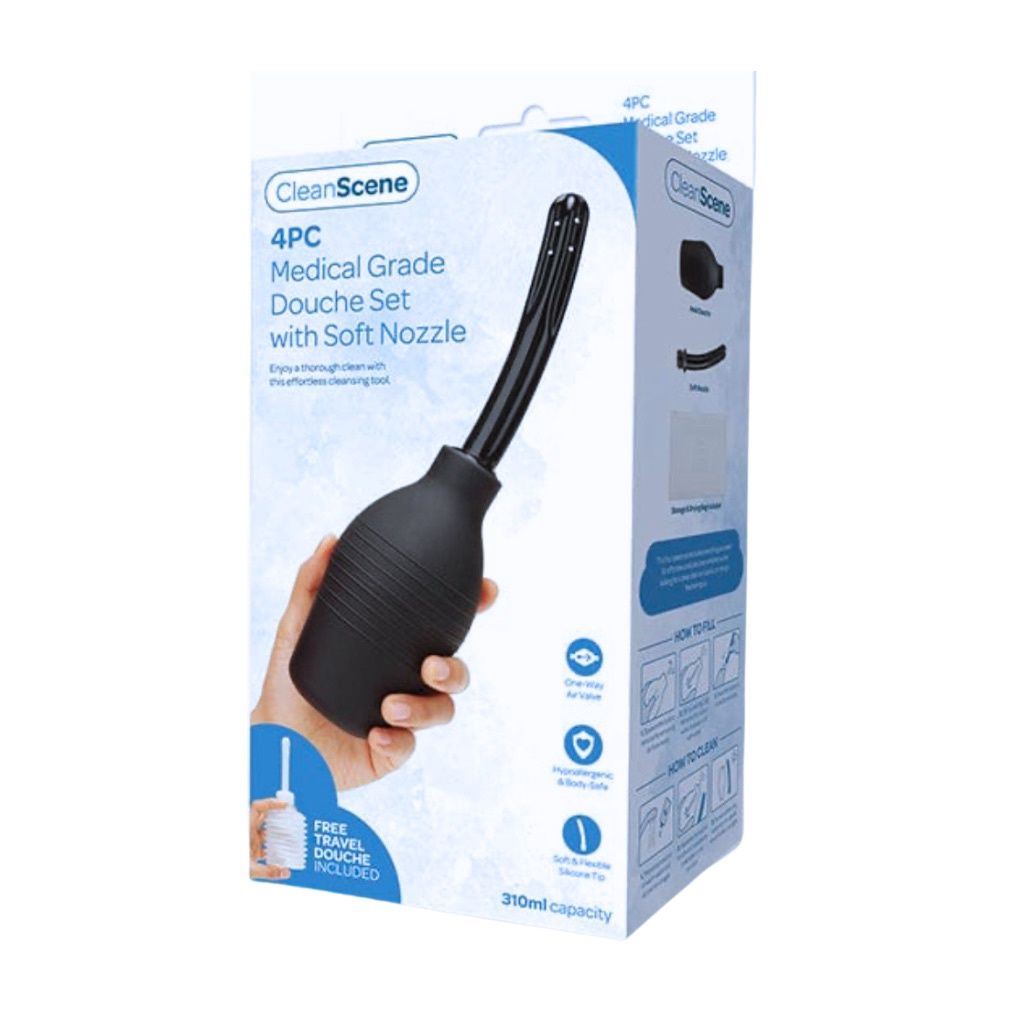 4 Piece Douche Set w/ Soft Nozzle