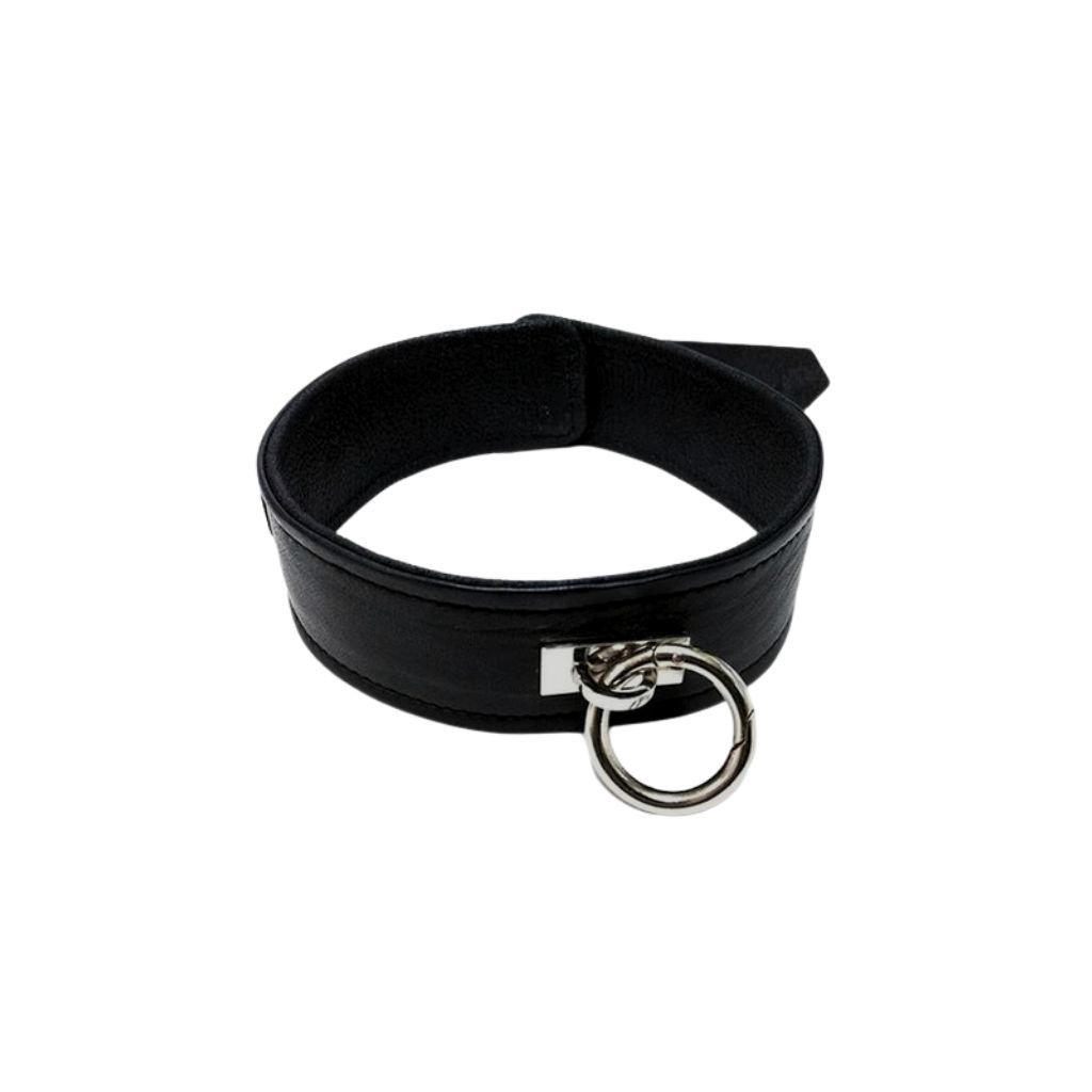 Rouge Leather Collar - Black