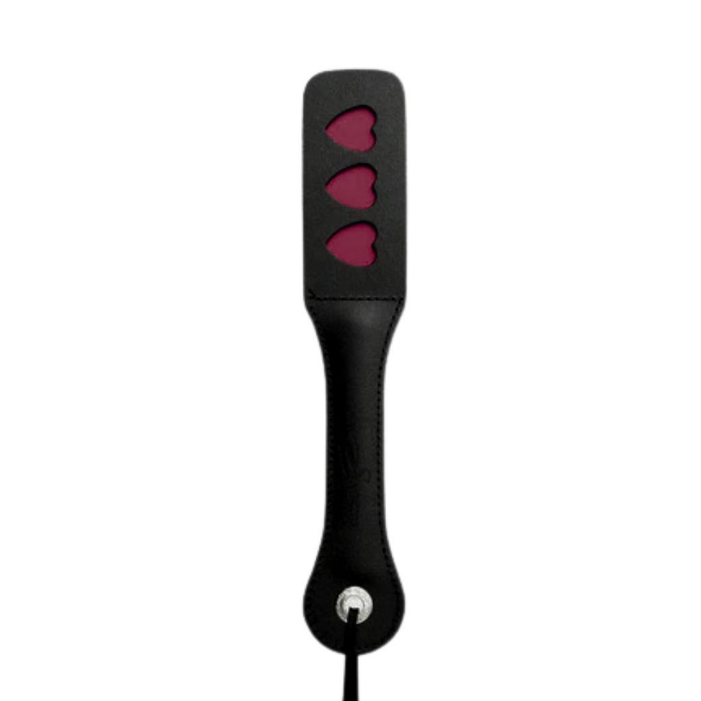 Sportsheets Leather Heart Impressions Paddle