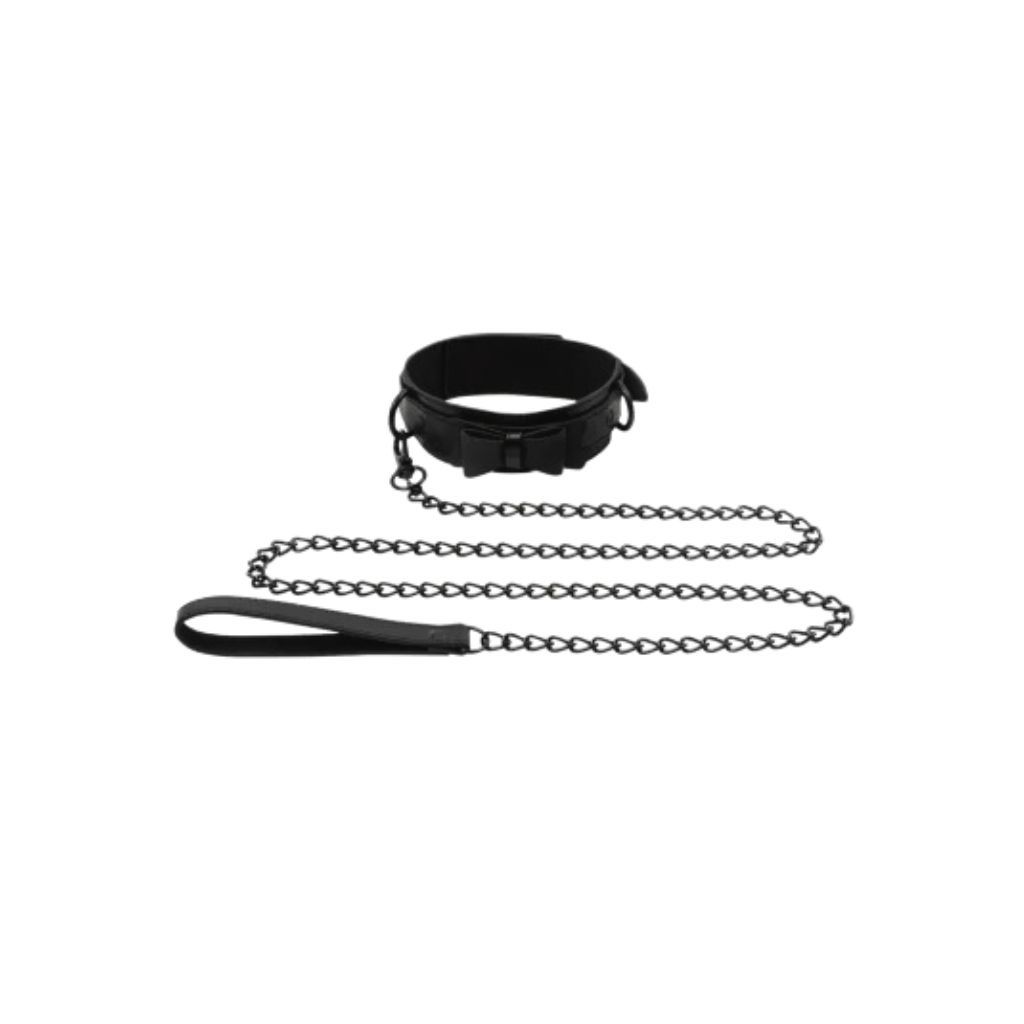 Sincerely Bow Tie Collar &amp; Leash