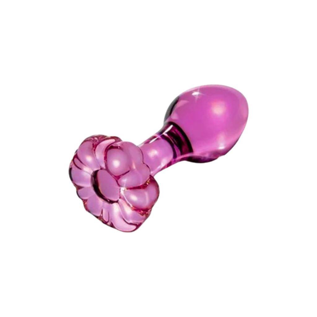 Icicles No. 48 Glass Flower Butt Plug