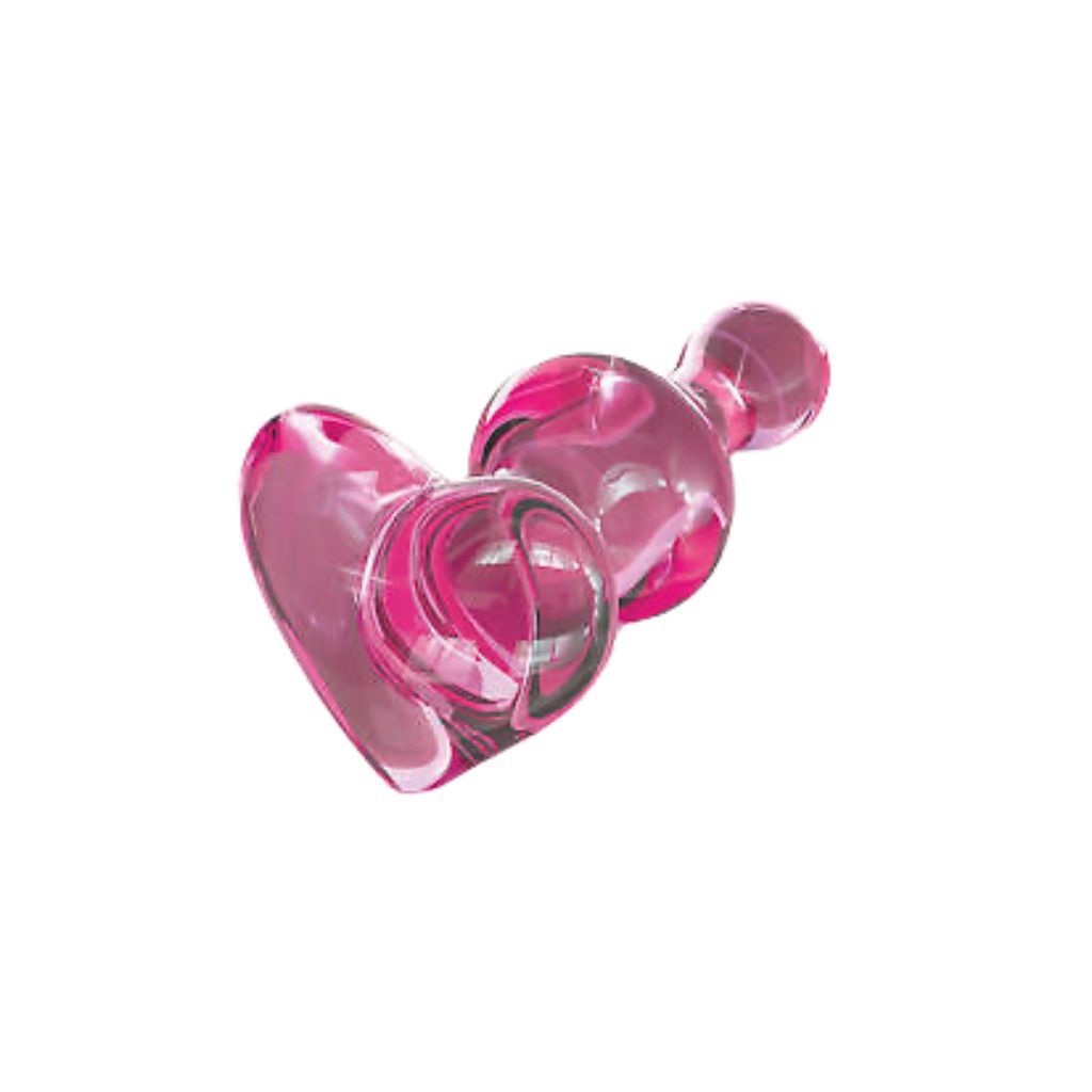Icicles No 75 Beaded Heart Glass Plug