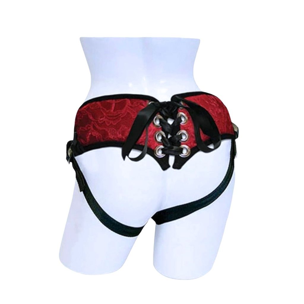 Sportsheets Curvy Collection Sunset Lace Corset Strap On