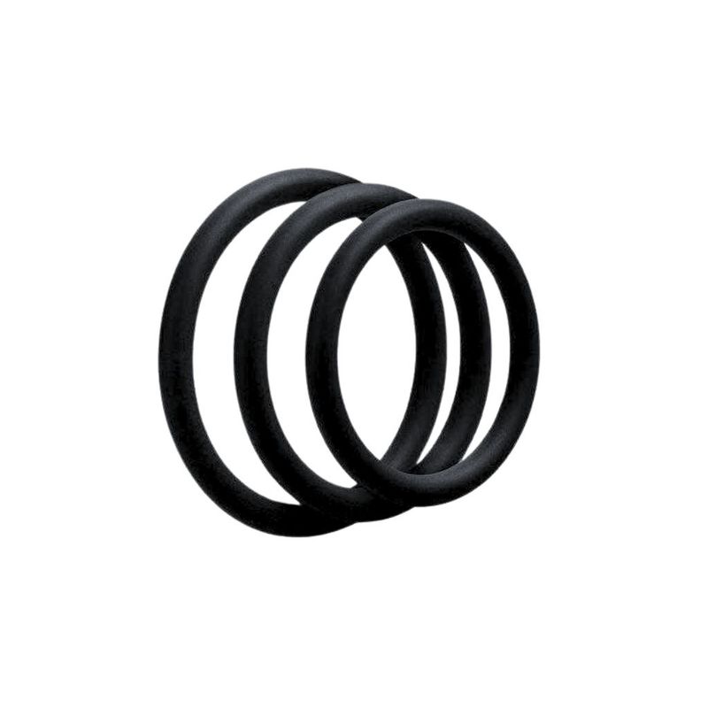 OptiMale 3 C-Ring Silicone Cock Ring Set