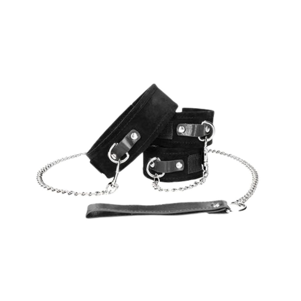 Ouch! Velcro Collar, Leash, &amp; Hand Cuffs