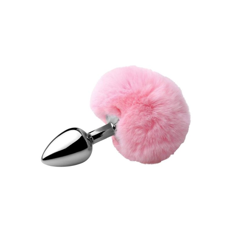 Tailz Fluffy Bunny Tail Plug - Pink